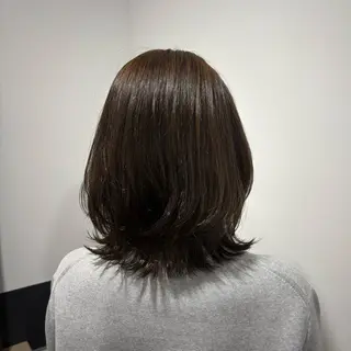 ミディアム ボブ/外国人風カラー 🩵mikiのヘアスタイル