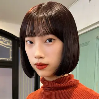 ショート 暖色カラー🧡 ボブ🧚‍♀️マナのヘアスタイル