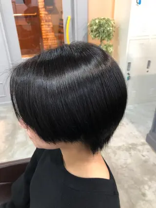 ショート カラー hair care ACRO店長 谷のヘアスタイル