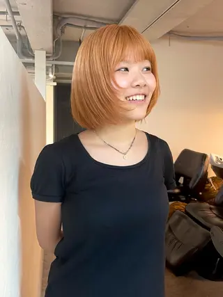 ミディアム カラー 安部佑哉/ハイトーン /レイヤー/ブリーチのヘアスタイル