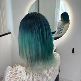 ミディアム カラー Ren. 🦋デザインカラーのヘアスタイル