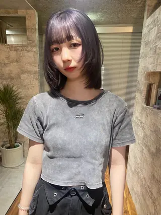 ミディアム カラー mai / linoah˚✧のヘアスタイル