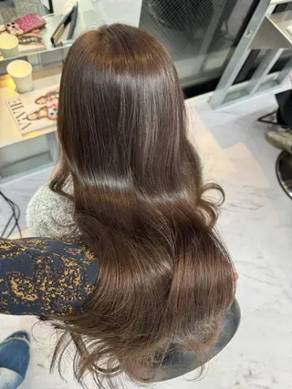 ロング Rita/髪質改善/ ブリーチなしWカラーのヘアスタイル
