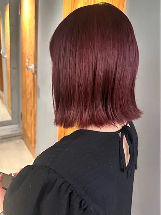 ミディアム クニイ ルイのヘアスタイル
