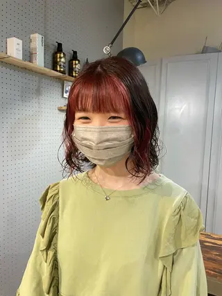 ミディアム カラー 🤩噂のMr.髪ポジ ティブ®️yu🤩のヘアスタイル