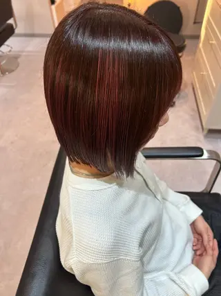 ショート カラー TOSHIKI 透明感カラー🌈のヘアスタイル