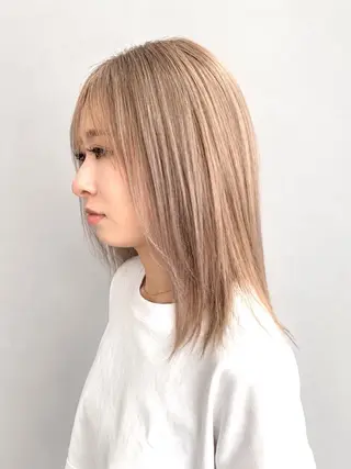 セミロング 優 斗のヘアスタイル