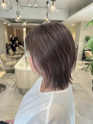 ショート カラー 透明感カラー🌿 グレージュ🐺陽介のヘアスタイル