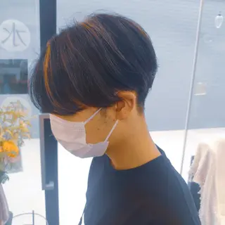 ショート カラー 髪質改善/ブリーチ 田代 龍我のヘアスタイル