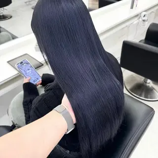 ロング カラー Parve Mix 森 美遥🩶のヘアスタイル