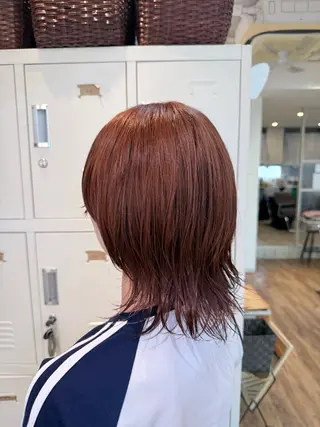 ミディアム カラー 🍒せいら🍒 /艶・暖色カラーのヘアスタイル