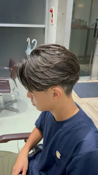 パーマ メンズ fifth原宿 宮部蓮のヘアスタイル