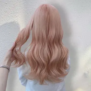 ミディアム カラー ヘアアレンジ 🌟🍒ハイトーン 韓国ヘア/ユウミのヘアスタイル
