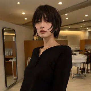 ショート カラー kakeru/ ミディアムレイヤーのヘアスタイル
