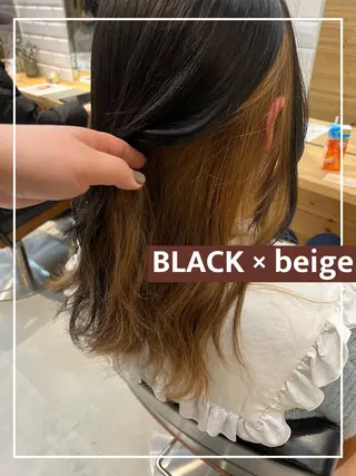 セミロング MATSU 🌟個性派カラーのヘアスタイル