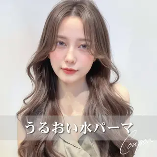 ロング パーマ SOURCE枚方🫧 透明感カラー/ケアのヘアスタイル