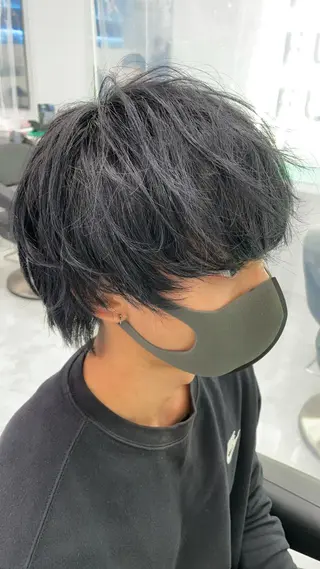 ミディアム カラー パーマ ヘアアレンジ メンズ キッズ メンズ特化美容師 aiの眉毛・アイブロウイメージ