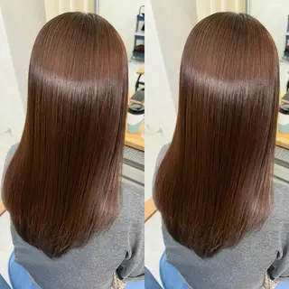 ロング 髪質改善🩵縮毛矯正 代々木/木下のヘアスタイル