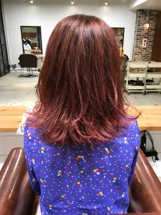 ミディアム カラー ⭐️ハイクオリティ カラー杉本雄志⭐️のヘアスタイル