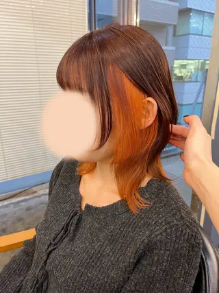 ミディアム カラー 🌛ダブルカラー 🌜SAYAKAのヘアスタイル