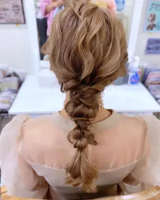 ヘアアレンジ ヘアセットサロン ココのヘアスタイル
