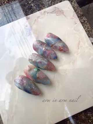 ネイル arm in arm ︎✿Yamamotoのマツエク・マツパデザイン