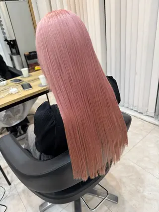 ロング カラー 【透け感カラー】 沖田航祐のヘアスタイル