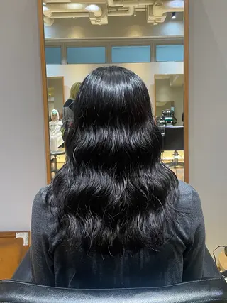 ミディアム パーマ 縮毛矯正/レイヤー 🌙児玉光瑠のヘアスタイル