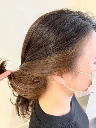 ミディアム カラー 《インナーカラー》 YAMADAのヘアスタイル