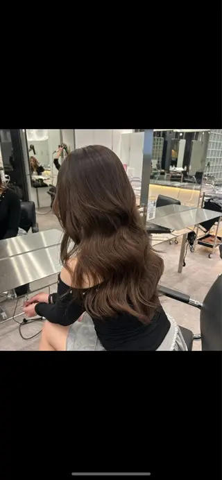 セミロング 🖤艶カラー/ rino🖤のヘアスタイル