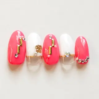 ネイル tiarynail K K🐼のネイルデザイン
