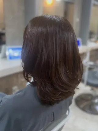 ミディアム カラー 多系統似合わせ/ tsuburaのヘアスタイル