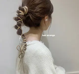 ヘアアレンジ ブリーチなしWカラー ／レイヤー🎀マリノのヘアスタイル