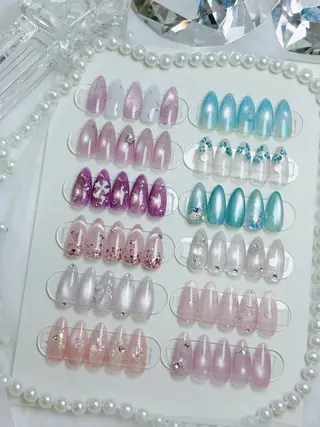 ネイル めぐ 💫ワンホンネイルのネイルデザイン