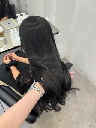 ロング カラー Core かんなのヘアスタイル