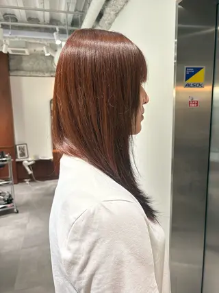 セミロング カラー ヘアアレンジ ✨️透明感カラー✨️ kaiseiのヘアスタイル
