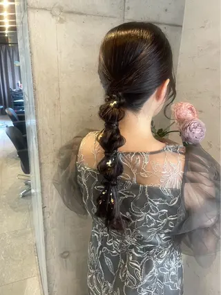 ロング ヘアアレンジ 美髪× ヘアセット✨Araiのヘアスタイル