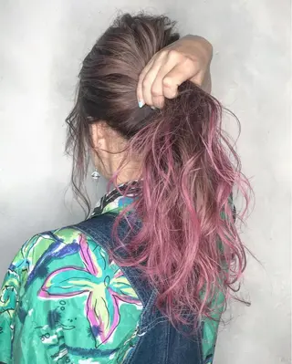 ロング カラー 沖縄東京2拠点美容師 mamicoのヘアスタイル
