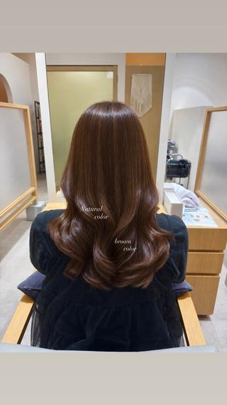 ロング カラー カラーモデル募集中 .꒰ঌ虹奈໒꒱のヘアスタイル