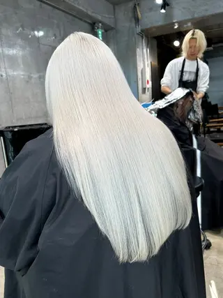 カラー ハイトーン職人 ♡推しカラー♡カイトのヘアスタイル
