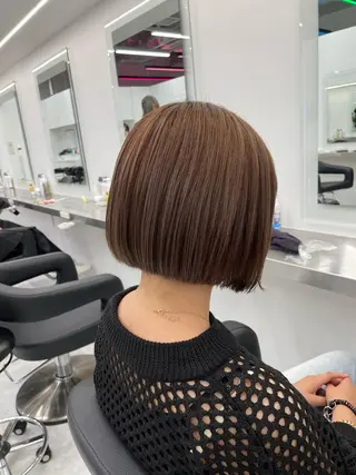 ミディアム ヘアアレンジ 縮毛矯正/髪質改善/ ブリーチ毛/木元渓太のヘアスタイル