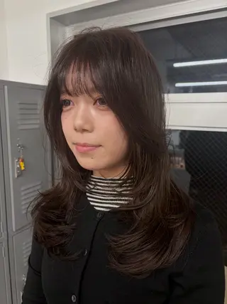 ロング cana 札幌レイヤースタイルのヘアスタイル
