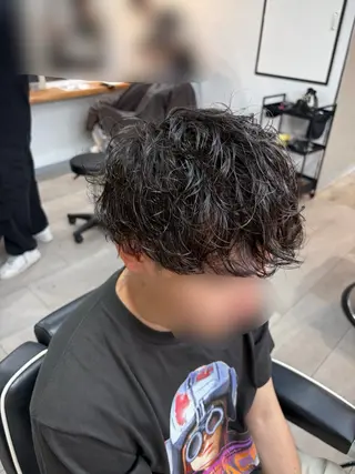 パーマ メンズ 高橋 唯のヘアスタイル