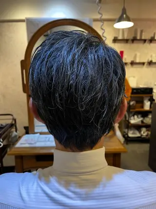 ショート メンズ 佐藤槙哉 サトウシンヤのヘアスタイル