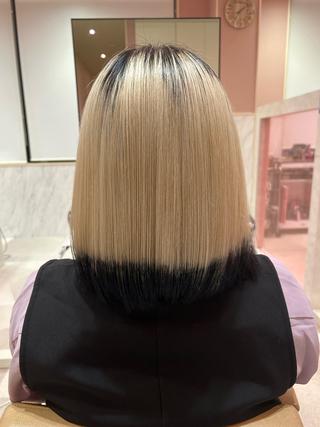 カラー 大山 莉奈のヘアスタイル