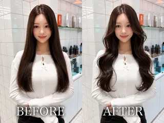 ロング ✨縮毛矯正✨レイヤー ホウダカズヒロのヘアスタイル