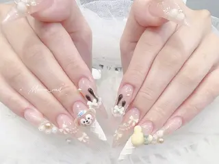 ネイル MoMoA Nail ネイル長さ出し専門店のネイルデザイン