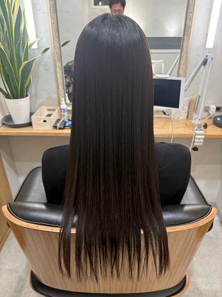 ロング 白鳥 正孝のヘアスタイル