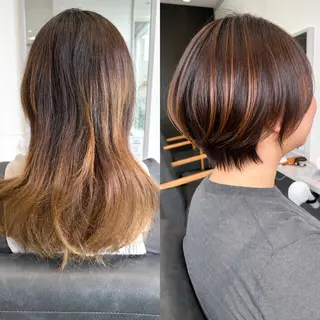 ショート 🌿巻ける縮毛矯正× 艶髪美髪✂︎戸祭　伶のヘアスタイル