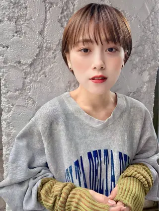 ショート レイヤーカット⭐️ ハッシュカット特化のヘアスタイル
